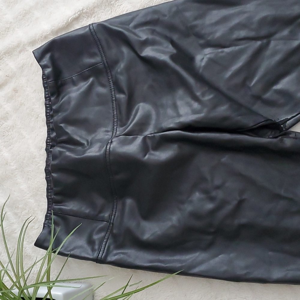 Pleather pants